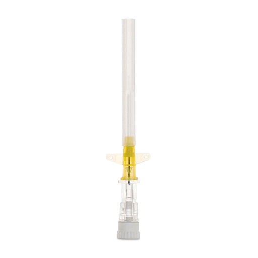 [050022] Delta Flo EH szárnyas kanül, sárga, 24G, 50 db/doboz