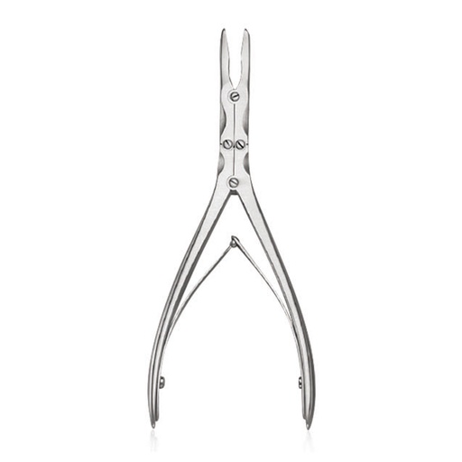 [184318] Pince gouge Beyer, 18 cm, courbée, double articulation