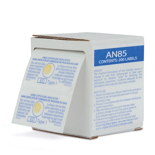 [530175] Tiras indicadoras, para verificación del tratamiento, paquete de 200 tiras, AN 85