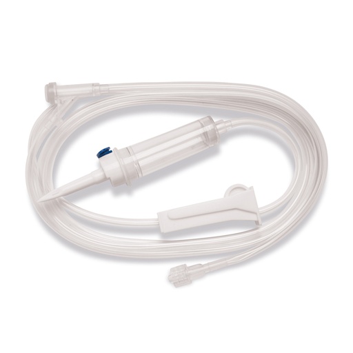 [050165] Eickemeyer I.V. set 20 drops/ml, 1.5 mtr. tube, Y-connector and filter, 50/box
