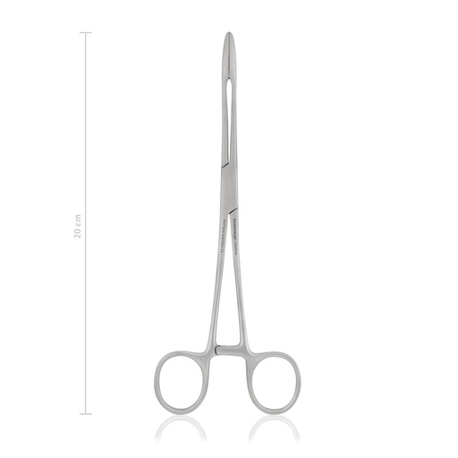 [137020] Pince à tampon et pansement Gross, 20 cm, droite, avec écarteur
