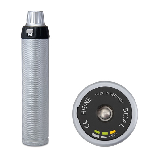 [302555] Rechargeable handle HEINE BETA L Li-ion with LED charge status display in the BETA L 3.5V bottom insert