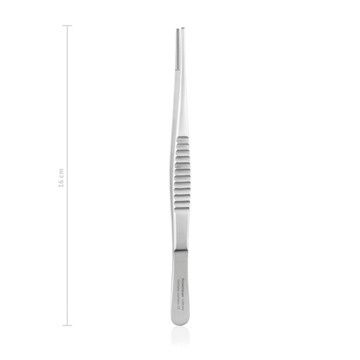 [130516] Pinza atraumatica, 16 cm, 2 mm, DE BAKEY dentada