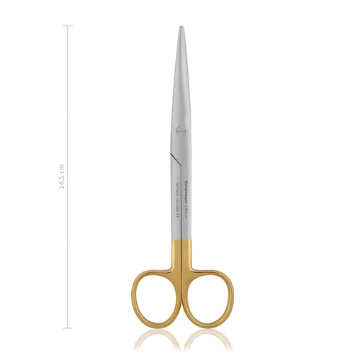 [117414] Tijeras de disección Mayo-Stille, 14,5 cm, romas, rectas, TC