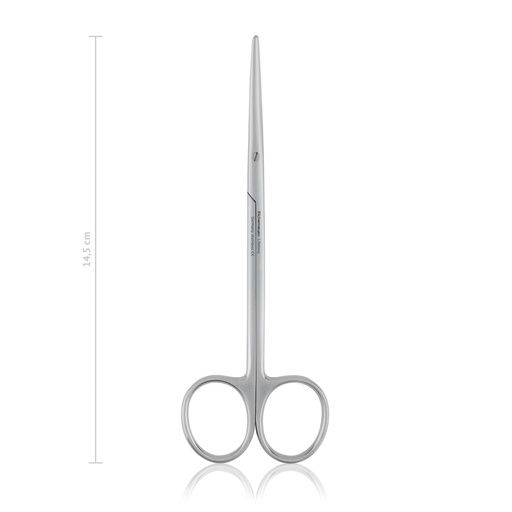 [118414] Ciseaux de dissection Metzenbaum-Fino, 14,5 cm droits, émoussés