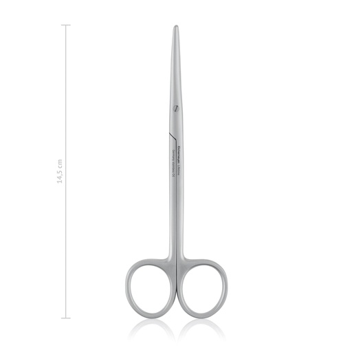 [118314] Tijeras de disección Metzenbaum, 14,5 cm, romas/romas, curvas