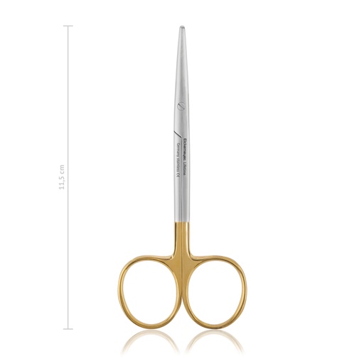 [116011] Tijeras de disección METZENBAUM (TC), L 11,5 cm, rectas, romas