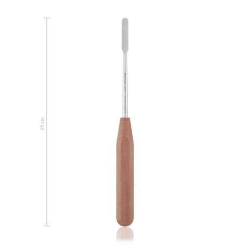 [166118] Rugine-raspatoire, 19 cm, 6 mm, avec manche plastique