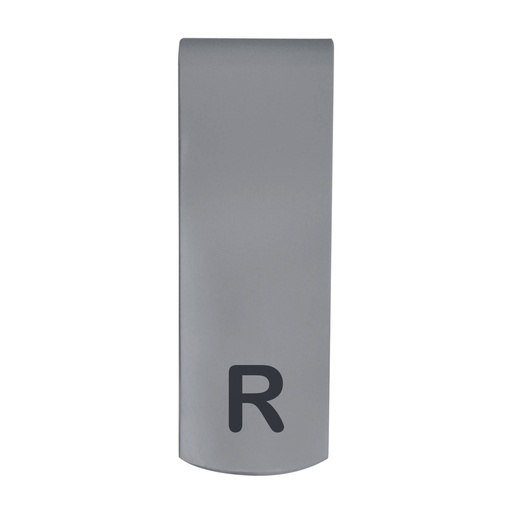[704022] Lettre radio en laiton L et R, pour mettre sur cassette, synthétique