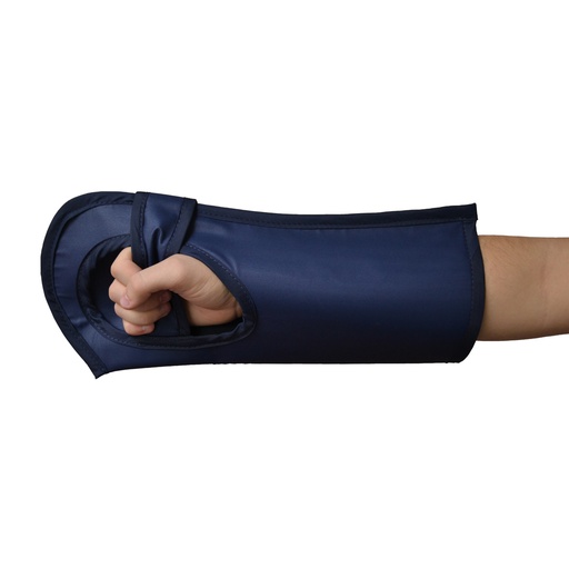 [705750] Gants (moufle)  anti-X, Pb 0,5, bleu, ouverture palmaire, paire