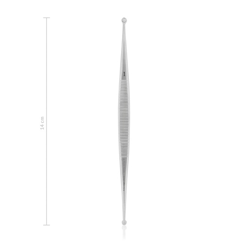 [165514] Curette à os Martini, 14 cm, double