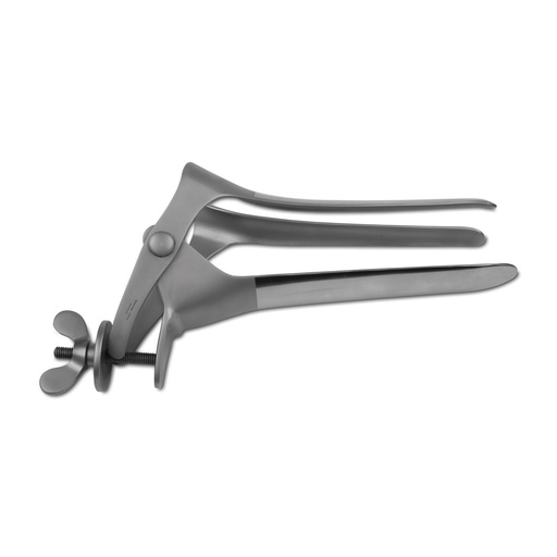 [340025] Espéculo vaginal Polansky, 25 cm, con tornillo de mariposa, modelo simple