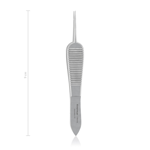 [171807] St. Martin suture forceps, 1x2 teeth, 0,5 mm, 9 cm 
