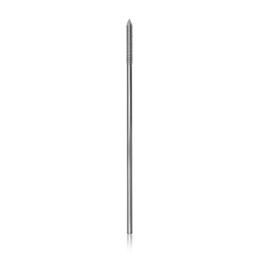 [180595] Aguja Steinmann con rosca positivaD = 3 mm, interface D = 3,5 mm,largo 11 cm