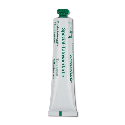 [902015] Tinta para tatuajes, color verde, tubo con 60 g