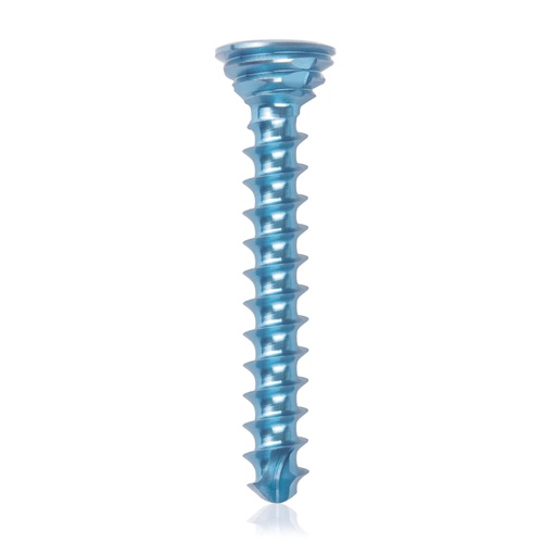[185540] Tornillo de bloqueo de titanio Ø2.7x20mmmultidireccional, azul, Torx 10autoperforante, autorroscante