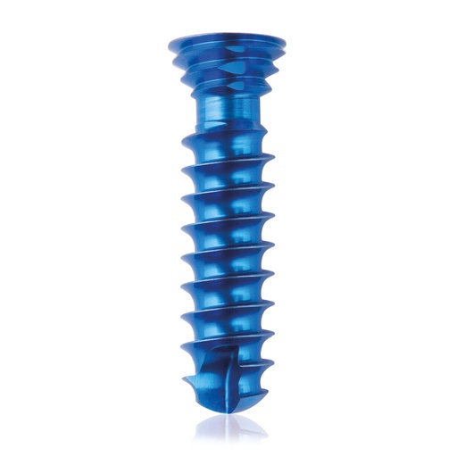 [185593] Titán zárócsavar Ø4,0 × 16 mm, szögstabil, többirányú, kék, Torx 10, önfúró, önmetsző
