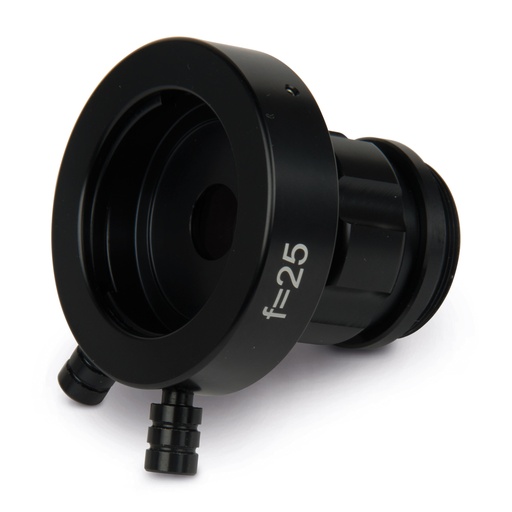 [306203] Adaptateur de mise au point TV, avec filetage à monture C, distance focale F = 25 mm