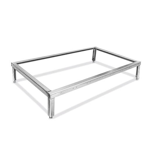 [634206] Embase, stationnaire, jusqu´à 610 mm de large, non rouillant