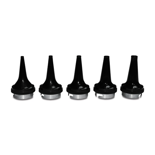 [300160] HEINE Vet.-Specula, jeu de 5, Sanalon, d = 2,2 - 5,5 mm pour tête fendue 300036, G-000.21.316