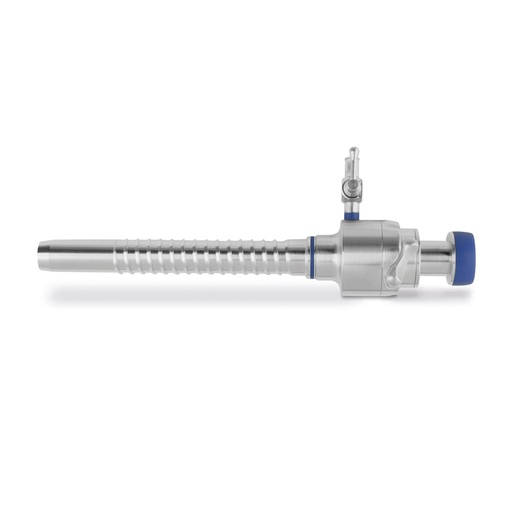 [30500005] Trocart 11 mmm avec douille filetée avec robinet pour l'insufflation Longueur 10,5 cm